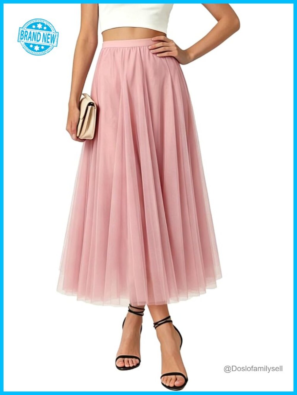 Maxi Tulle Tutu Skirt High Waisted A Line Flowy Layered Skirt